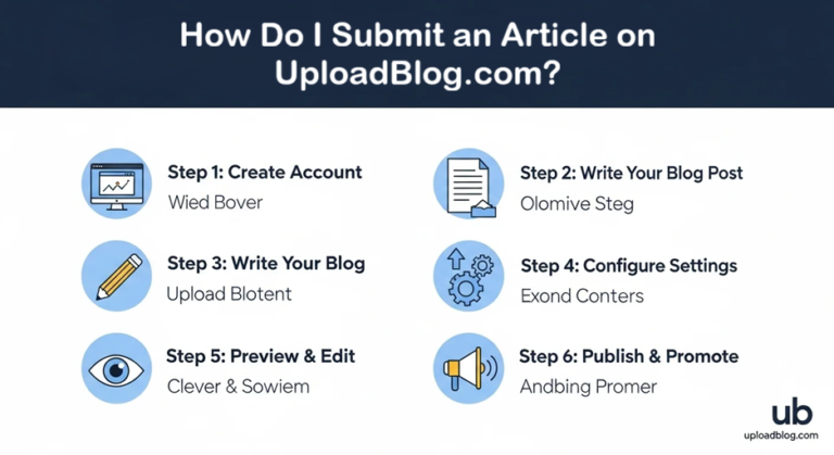 How do I Submit an Article on Uploadblog.com?